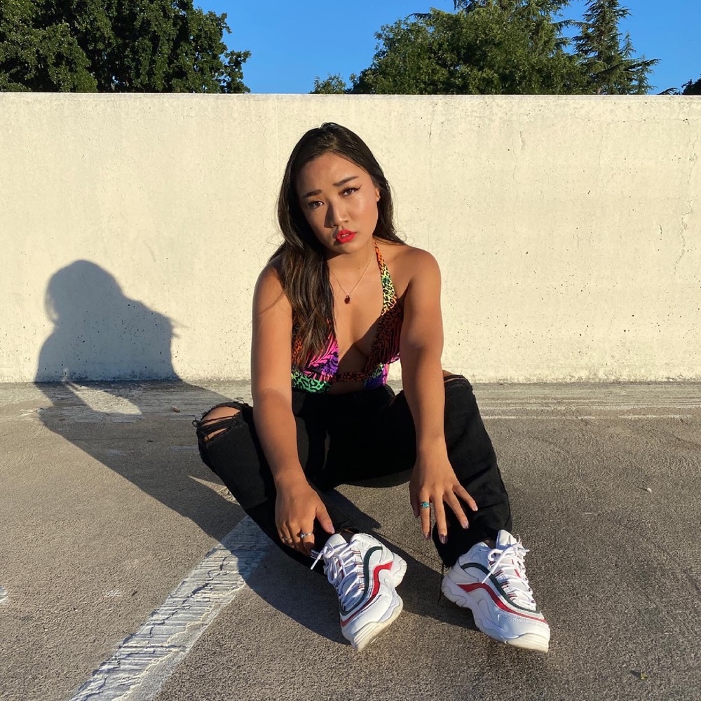 Fila white/red/green